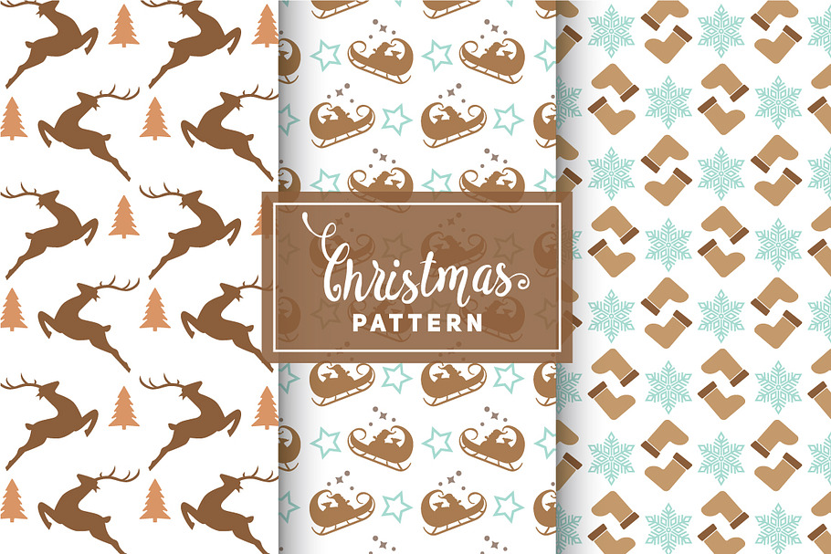 Christmas Vector Patterns #57 in Patterns - product preview 8