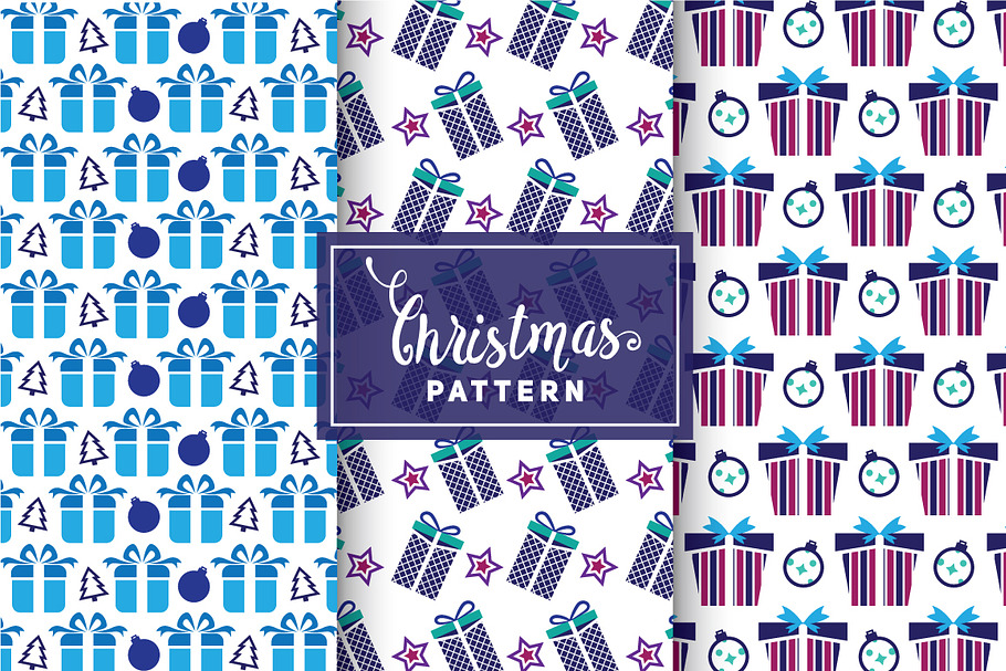 Christmas Vector Patterns #58 in Patterns - product preview 8