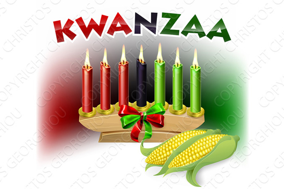 Kwanzaa Sign in Illustrations - product preview 8