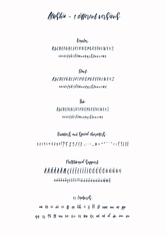 ALYSHIA BRUSH FONT in Script Fonts - product preview 8