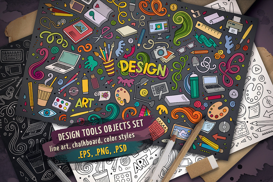 Design Tools Objects Set