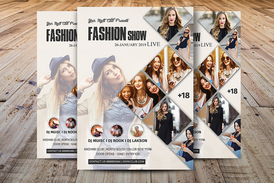 Fashion Show Flyer Template in Flyer Templates - product preview 8