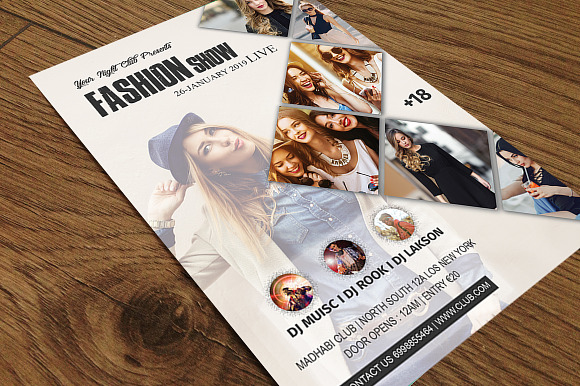 Fashion Show Flyer Template in Flyer Templates - product preview 3