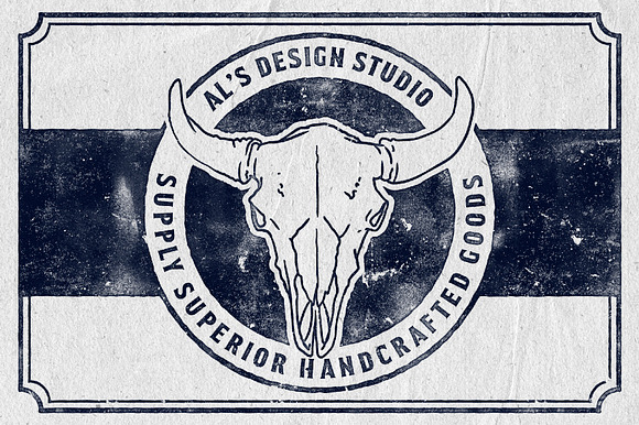 AL's Rugged Print Shop in Photoshop Layer Styles - product preview 1