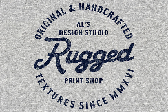 AL's Rugged Print Shop in Photoshop Layer Styles - product preview 6