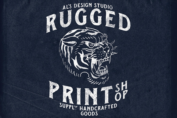 AL's Rugged Print Shop in Photoshop Layer Styles - product preview 7