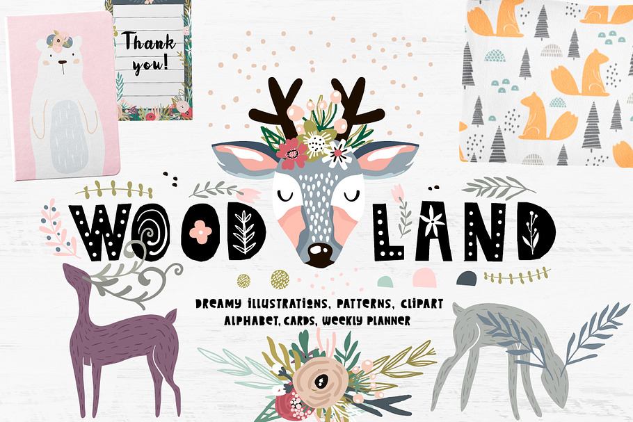 Woodland mood in Illustrations - product preview 8