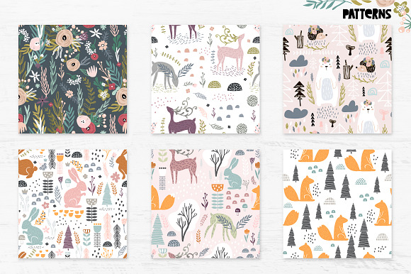 Woodland mood in Illustrations - product preview 1
