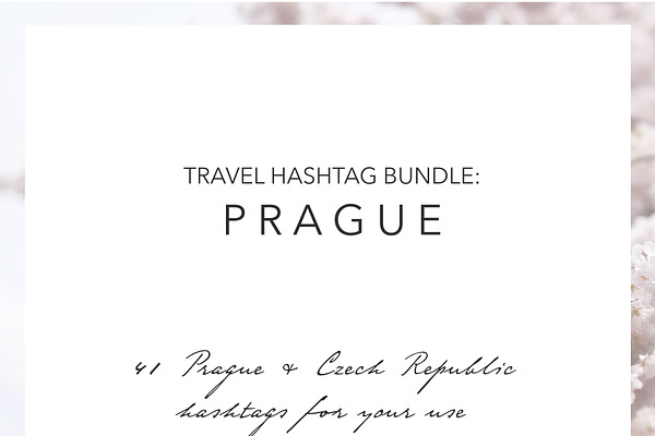 Prague Czech Instagram Hashtags