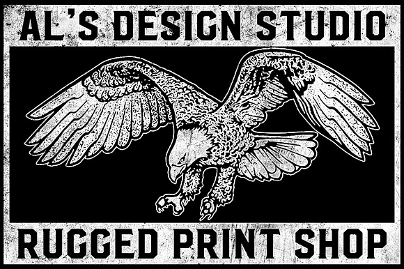 AL's Rugged Print Shop in Photoshop Layer Styles - product preview 9