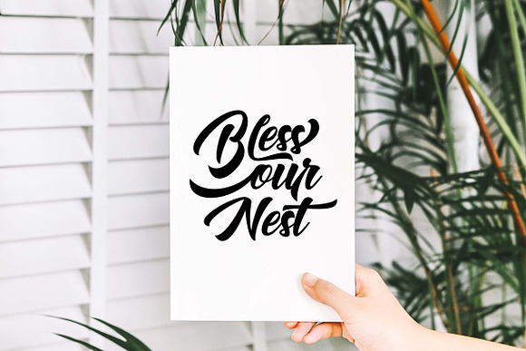 Bless our nest SVG DXF PNG EPS in Illustrations - product preview 2