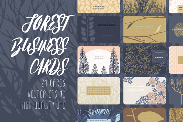Forest Business Cards