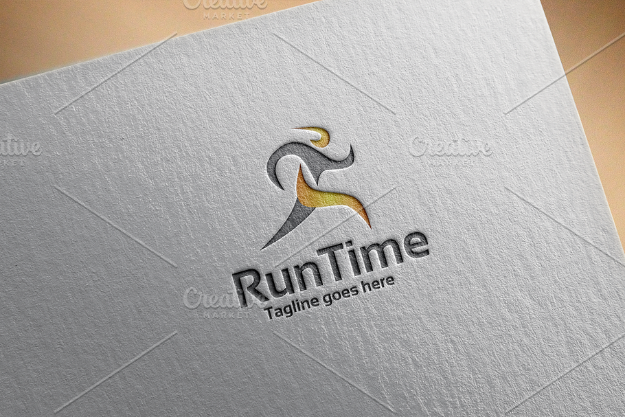 RunTime – Logo Template in Logo Templates - product preview 8