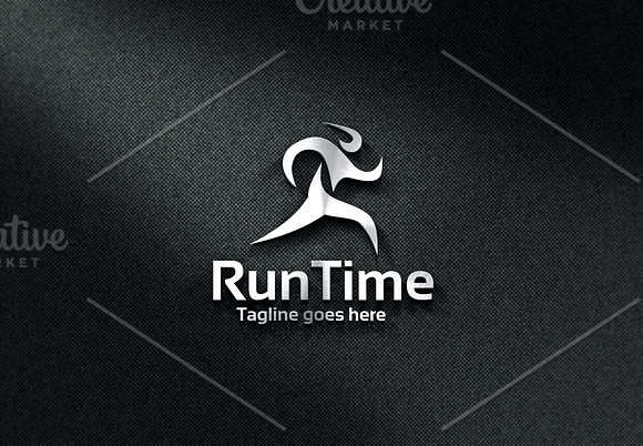 RunTime – Logo Template in Logo Templates - product preview 1