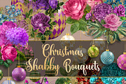 Christmas Shabby Bouquets