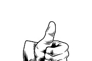 Illustration of thumbs up icon