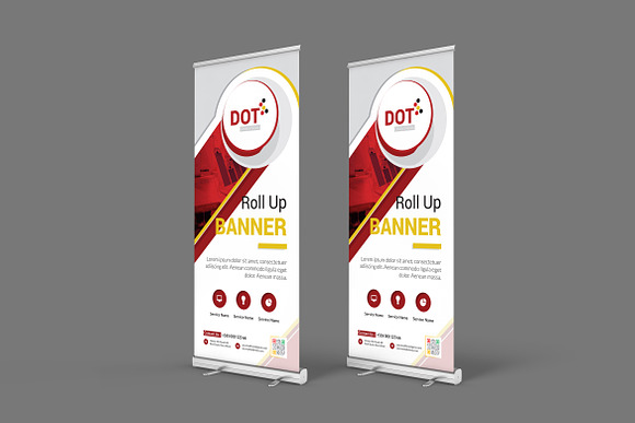 Roll Up Banner in Stationery Templates - product preview 3