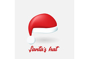 Vector Santa Claus hat