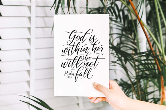 God is within her SVG DXF EPS PNG in Illustrations - product preview 1