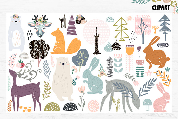 Woodland mood in Illustrations - product preview 2