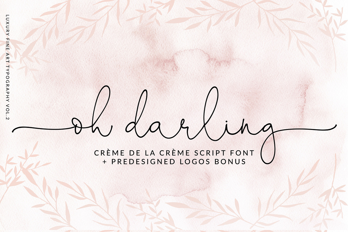 Oh Darling- Ethereal Script Font in Website Fonts - product preview 8