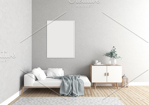 Scandinavian room - interior mockup in Print Mockups - product preview 2