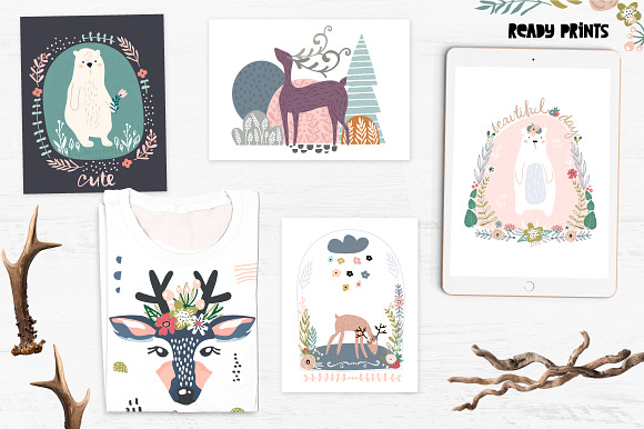 Woodland mood in Illustrations - product preview 4