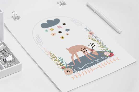 Woodland mood in Illustrations - product preview 8