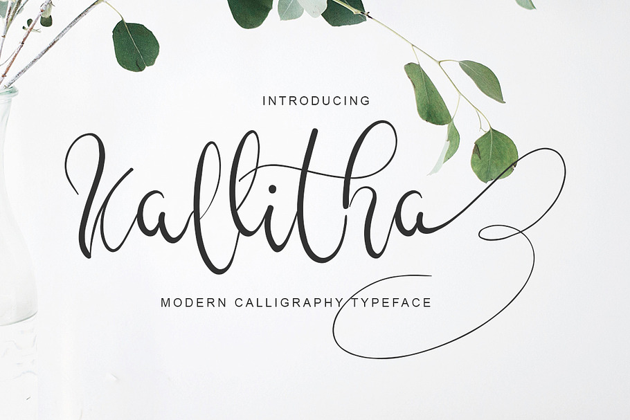 Kallitha in Script Fonts - product preview 8