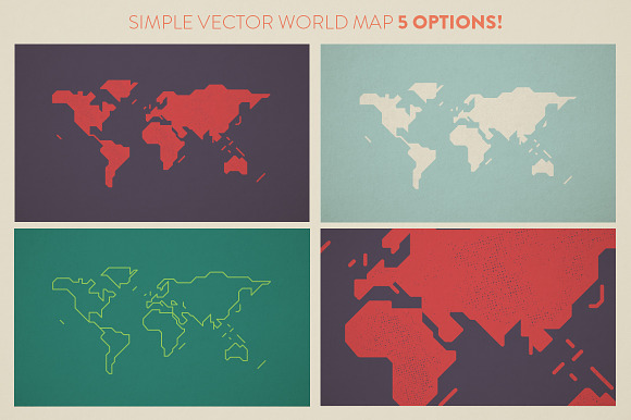 Map Bundle Vector  in Illustrations - product preview 1