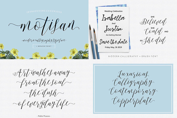 Handwritten Fonts Collection in Hand-lettered Fonts - product preview 13