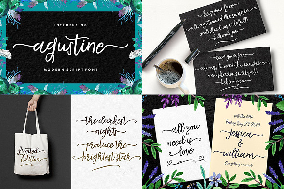 Handwritten Fonts Collection in Hand-lettered Fonts - product preview 21