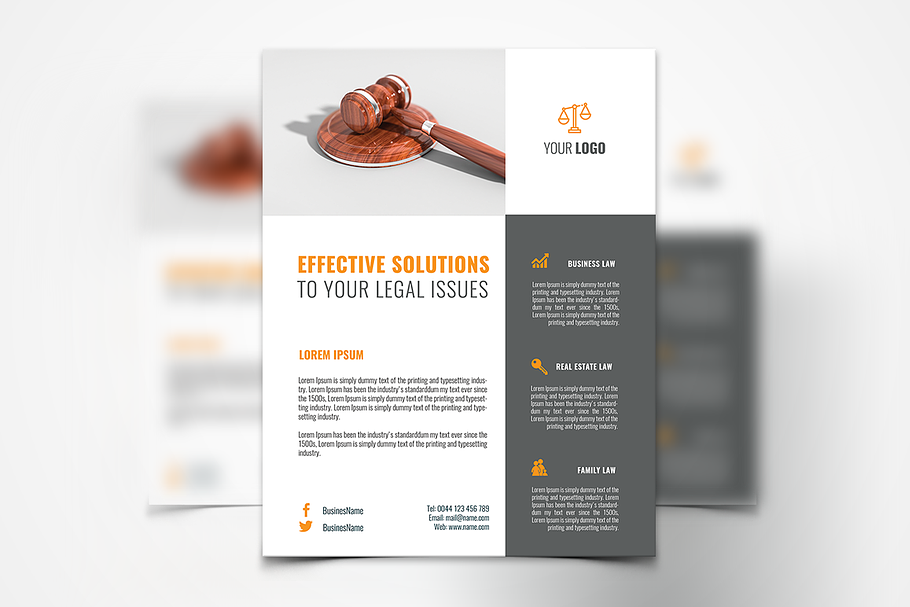 Law Services Flyer