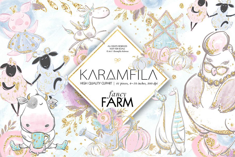 Fancy Farm in Illustrations - product preview 8