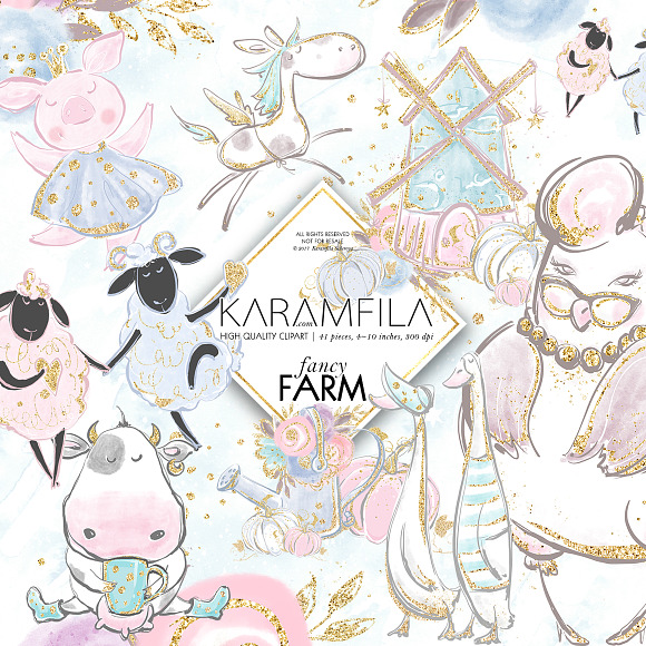 Fancy Farm in Illustrations - product preview 6