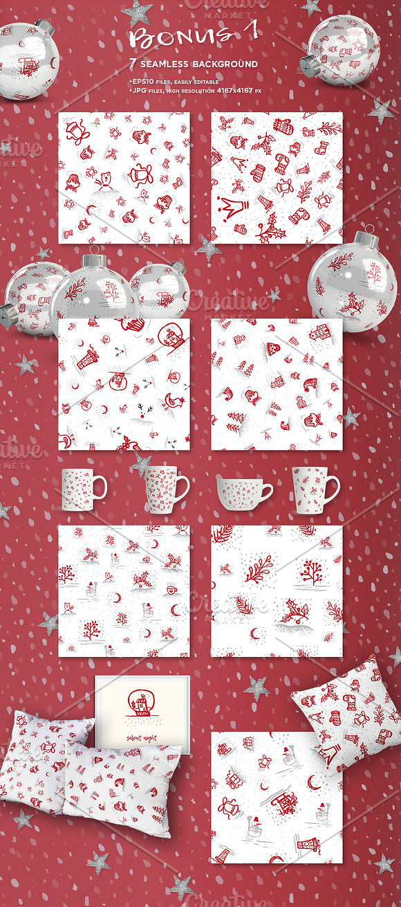 XMAS and New Year cards in Card Templates - product preview 4