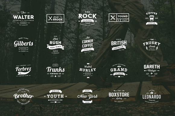 20 Vintage Badges in Logo Templates - product preview 2