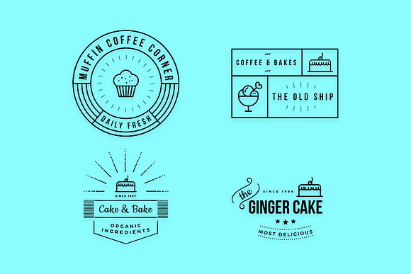 Bakery Icons & Badges in Logo Templates - product preview 10