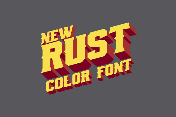 Rust in Display Fonts - product preview 6