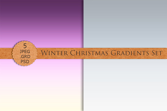 WINTER CHRISTMAS GRADIENTS Photoshop in Photoshop Gradients - product preview 2