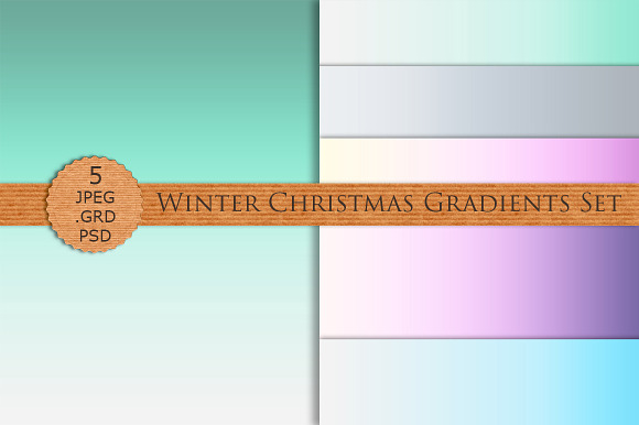 WINTER CHRISTMAS GRADIENTS Photoshop in Photoshop Gradients - product preview 3