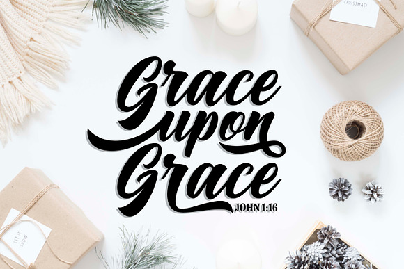Grace upon Grace SVG DXF PNG EPS in Illustrations - product preview 1