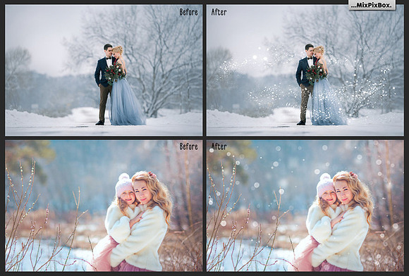 Natural Snow Overlays in Photoshop Layer Styles - product preview 6