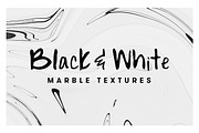 10 Black & White Marble Textures