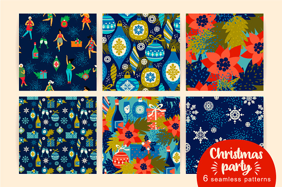 Christmas Party! Vector collection. in Illustrations - product preview 1