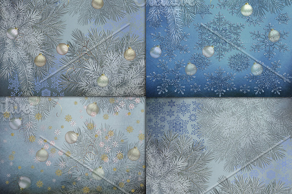 Christmas night scrapbook background in Textures - product preview 1