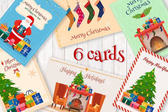 Cozy Christmas Vector Set in Illustrations - product preview 4