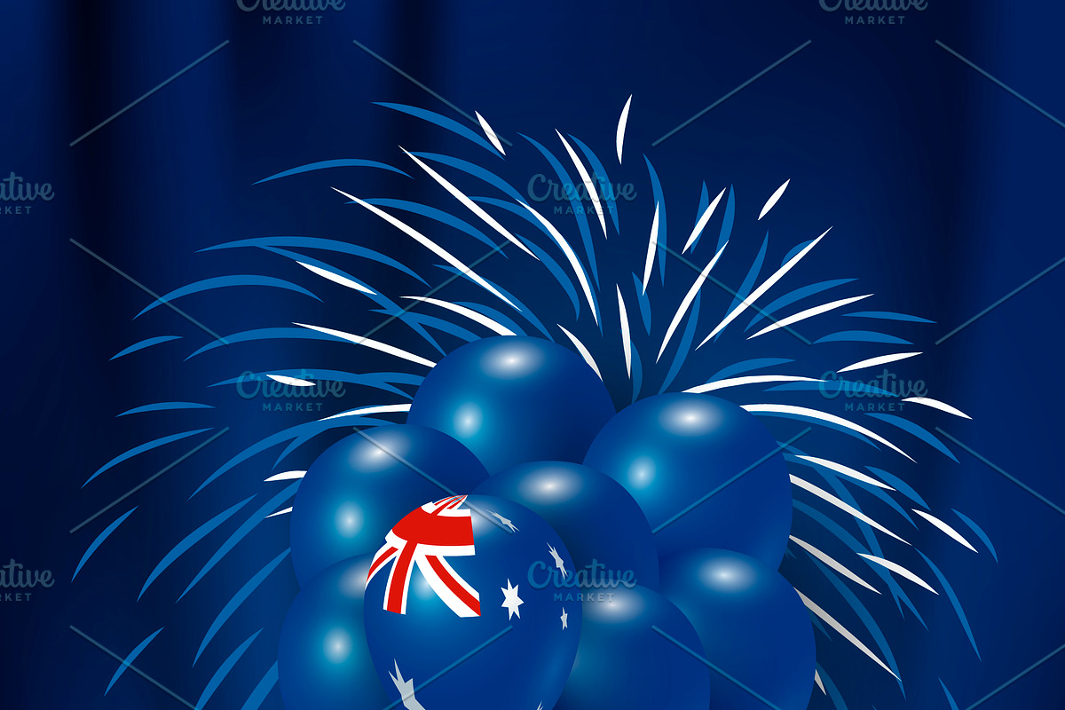 Australia day design in Illustrations - product preview 8