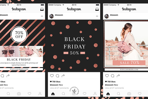 Black Friday | Social Media Pack in Social Media Templates - product preview 2