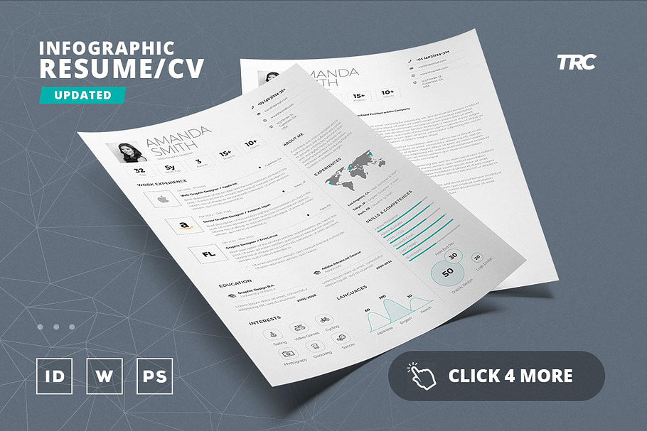 Infographic Resume/Cv Template Vol.6